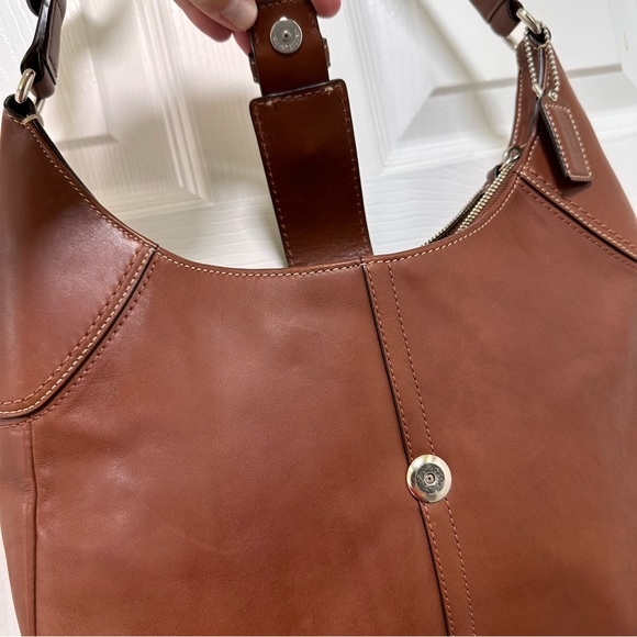 Coach Hamilton Y2K Hobo in Cognac Leather with Buckle Closure LIKE NEW - Picture 14 of 16